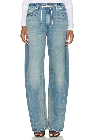Balloon Jogger Jeans With Crystal Drawcord Alexander Wang