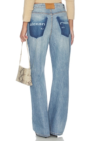 Float Jeans With Logo Shadow Pockets Alexander Wang