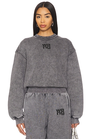 Essential Terry Crew Sweatshirt Alexander Wang