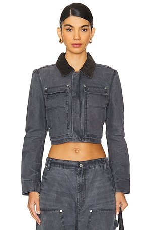 CHAQUETA ZIP FRONT SHRUNKEN WORKWEAR Alexander Wang