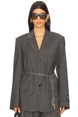 Tailored Blazer With Chain Alexander Wang