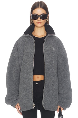 Reversible Funnel Track Jacket with Fleece Lining Alexander Wang