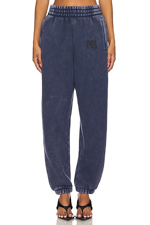 Essential Terry Classic Sweatpant Puff Paint Logo Alexander Wang