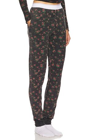 Alexander Wang Waffle Jogger Pant in Black