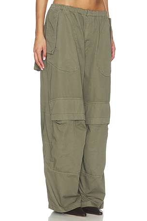 Alexander Wang Cargo Pant With Articulated Pockets in Army