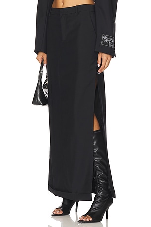 Mid Rise Tailored Maxi Skirt Alexander Wang