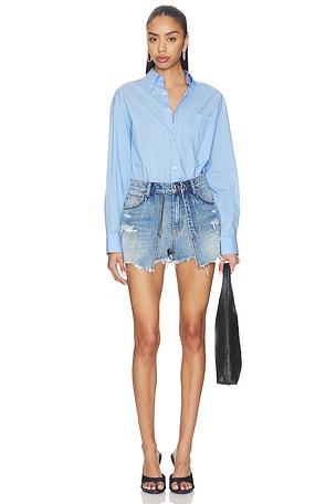 Prestyled Button Down Skort Romper Alexander Wang