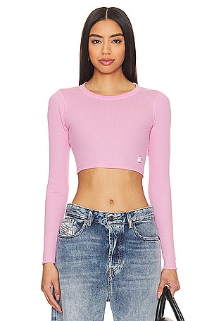 ALL THE WAYS Cameron Cut Out Top in Pink