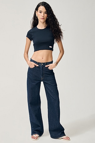 Cropped Short Sleeve Tee Alexander Wang