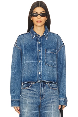 Cropped Button Down Shirt Alexander Wang