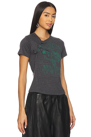 Alexander Wang Knotted Graphic T-shirt in Black