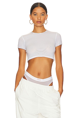 Alexander Wang Classic Thong With Bodywear Label in White