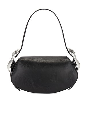 Alexander Wang Orb Small Flap Bag in Black