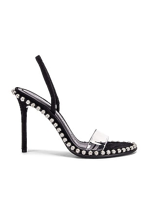 Alexander Wang Nova Crystal Heel in Black | REVOLVE