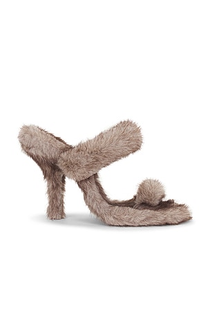 Paloma 105mm Faux Fur Toe Ring Sandal Alexander Wang