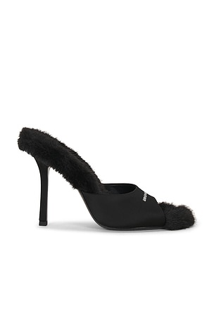 Cher 105mm Faux Fur Mule Alexander Wang