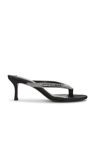 Courtney 65mm Thong Logo Sandal Alexander Wang