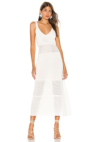 ❇️ALEXISアレクシス正規25新作ホワイトロングどドレス Alexis YIRA ロングワンピース - White | REVOLVE