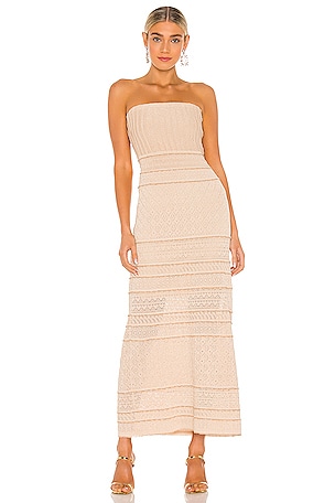 Alexis Pollie Dress in Dusty Gold | REVOLVE