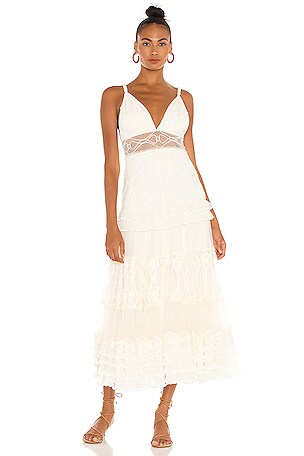 chinese dress ladies Arabella White Floral Jacquard Pleated Slit Maxi Dress | Occasion Dress in  Sizes XXS6X