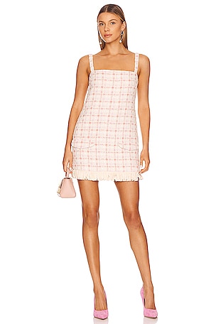 alexis pink mini dress Mini Alexis Double Lined Mini Dress - Pink