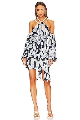 alexis blue mini dress Romina Mini Dress in Haze Blue main image 1