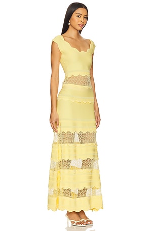 Alexis Saundra Dress in Yellow