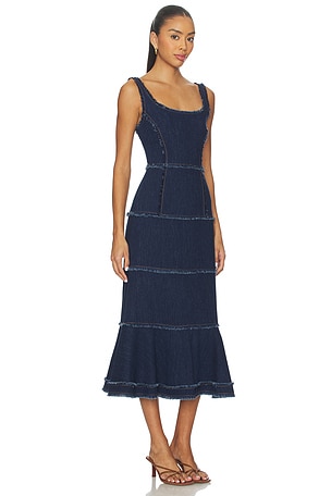 Alexis Stefania Dress in Blue