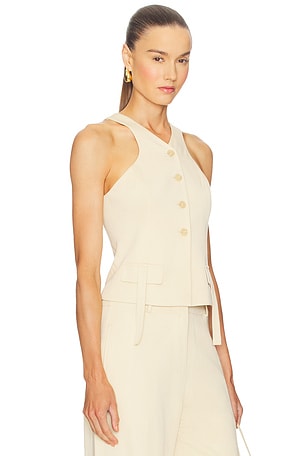 Alexis Lucky Vest in Tan