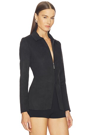 Alexis Shawn Jacket in Black