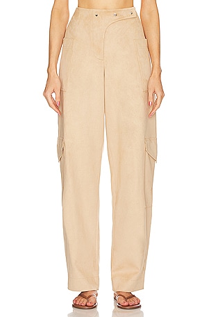 FAITHFULL THE BRAND Isotta Pant in Natural