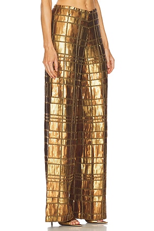 Alexis Zano Sequin Pant in Metallic Bronze