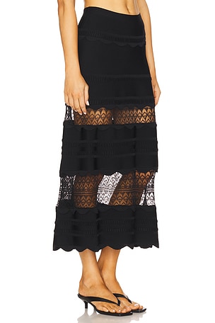 Alexis Jeannie Skirt in Black