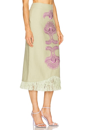 Alexis Jenan Skirt in Sage