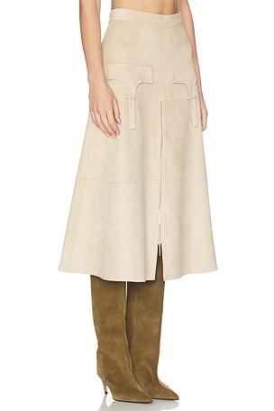 Alexis Jenny Skirt in Tan