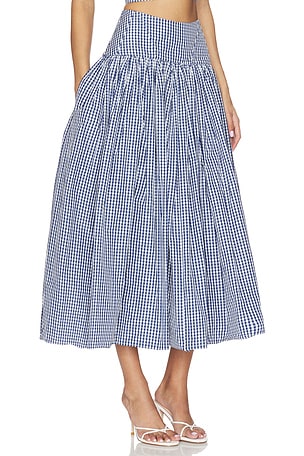 Alexis Havara Skirt in Navy,White