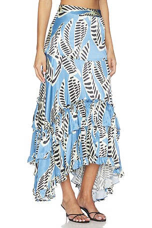 Alexis Bexley Skirt in Blue,Cream