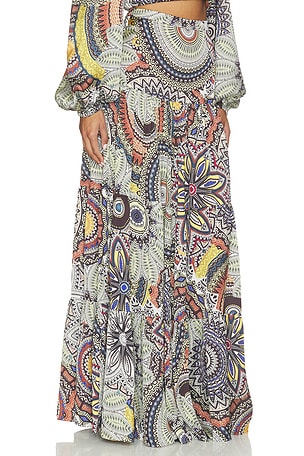 Alexis Nara Skirt in Medallion Print. Size XS. Also