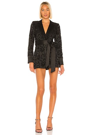 alexis black floral dress Alexis Black Semi-Sheer Floral Lace Mini Dress main image 0