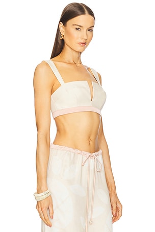 Alexis West Top in White