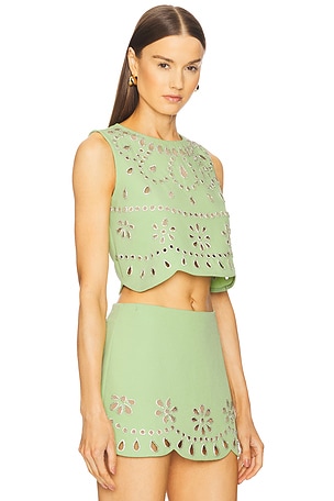 Alexis Tavy Top in Green
