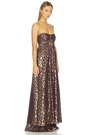 Alexis Izza Top in Brown