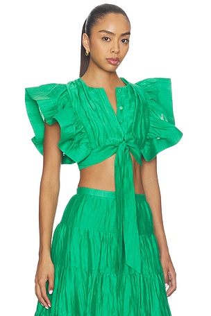 Alexis Varenna Top in Green
