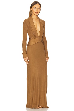Aya Muse Aure Dress in Brown