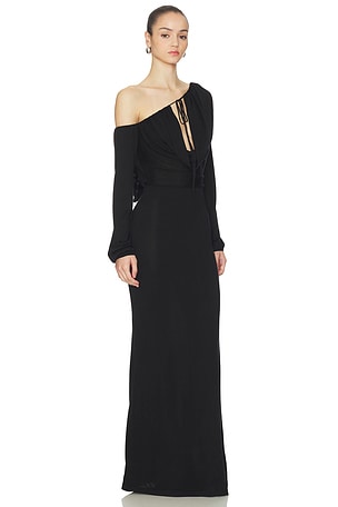 Aya Muse Sola Maxi Dress in Black