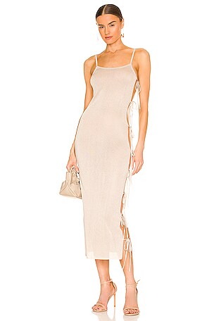 sachin and babi light blue dress Aya Muse Ele Dress in Nude