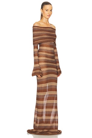 Aya Muse Zibal Dress in Brown