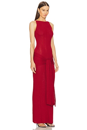 Aya Muse Sponde Dress in Red