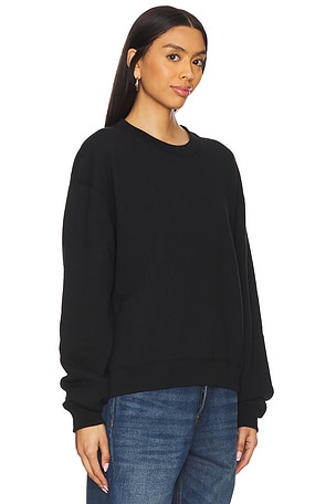 Aya Muse Everyday Crewneck Sweatshirt in Black