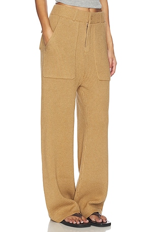 Aya Muse x REVOLVE Knit Trouser in Brown